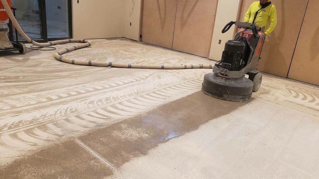 Industrial floor grinder hire Perth heavy duty concrete grinding